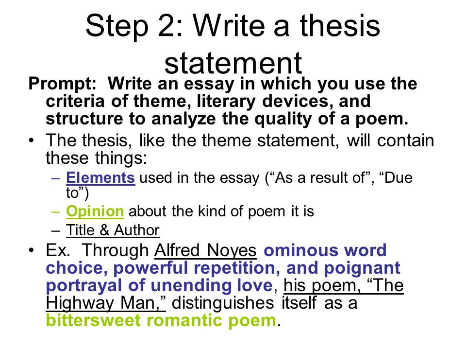 How to write a good poetry commentary